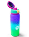 Coral High Mor Lila Renk Geçişli Pipetli ve Direkt İçim Çelik Termos 800 ml 38526