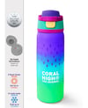 Coral High Mor Lila Renk Geçişli Pipetli ve Direkt İçim Çelik Termos 800 ml 38526