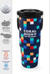 Coral High paslanmaz çelik PİPETLİ VE DİREK İÇİMLİ  Termos(900 ML) 38707