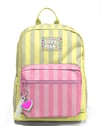 Coral High Pembe Sarı Çizgi Desenli Okul Sırt Çantası 33223