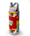 Coral High Renkli Blok Desenli Katlanır Ağızlıklı Çelik Termos 650 ml 38392