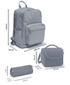Coral High Renkli Çizgili 3'lü Okul Çanta Seti SET0123674