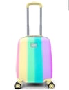 Coral High Renkli Çizgili Mini Kabin Boy Valiz (40cm) 16786