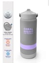 Coral High Renkli Gümüş Desenli Katlanır Ağızlıklı Çelik Termos 650 m 38367