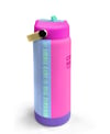 Coral High Renkli Pembe Lila Desenli Katlanır Ağızlıklı Çelik Termos 650 ml 38361