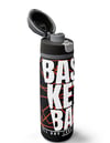 Coral High Siyah Basketbol Desenli Pipetli ve Direkt İçim Çelik Termos 800 ml 38528