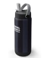 Coral High Siyah Çizgili Desenli Katlanır Ağızlıklı Çelik Termos 650 ml 38318