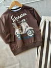 Erkek çocuk 2 iplik kumaş Vespa takım