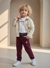 Erkek çocuk keten gömlekli 3lü set(kardeş kombini)