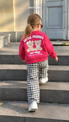 Kız çocuk 3iplik PLUSHES pantolonlu takım