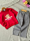 Kız çocuk 3iplik PLUSHES pantolonlu takım