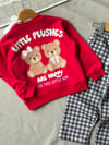 Kız çocuk 3iplik PLUSHES pantolonlu takım