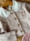 Kız çocuk kaşe şortetekkli 3lü set