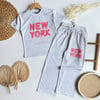 Kız çocuk yazlık NEWYORK takım