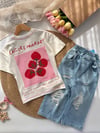 Laciel çocuk %100 pamuklu t-shirt