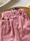 Laciel kız çocuk pembe denim pantolon 