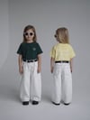 Laciel kontrast dikişli unisex jean