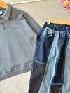 Laciel parçalı denim pantolon 
