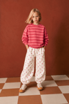 Laciel puantiyeli denim pantolon 
