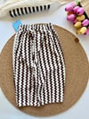 Laciel zikzak çizgili unisex balon pantolon 