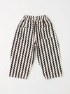 Laciel zikzak çizgili unisex balon pantolon 