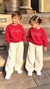 Unisex 3iplik MAMA pantolonlu takım