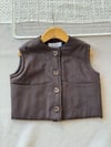 Unisex kapitone detaylı yelek