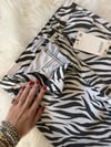 Zebra Desenli Jean