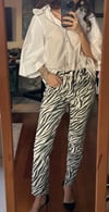 Zebra Desenli Jean