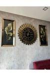 3’lü Gold Aynalı Piyano Saat Set