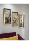 3’lü GOLD AYNALI TABLO SET