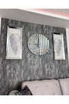 3’lü Ritmik Saat ve 40x90 cm Melek Kanadı Tablolar Seti