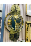 55*100 cm Gold Kupa Model Duvar Saati