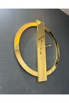 70*80 cm Gold Aynalı Yüzük Saat