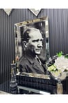 ATATÜRK AYNALI CAM TABLO
