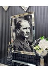 ATATÜRK AYNALI CAM TABLO