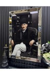 ATATÜRK AYNALI CAM TABLO