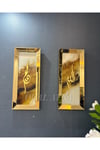 GOLD AYNALI ALLAH VE MUHAMMED TABLO