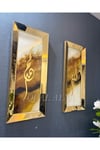 GOLD AYNALI ALLAH VE MUHAMMED TABLO