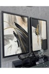 Siyah Çerçeveli Simli Tablo