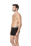 Erkek Siyah Modal 2'li Boxer