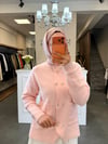 Angora Gold Button Ceket Kazak & Ekru Kloş Etek Kombini