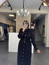 Lisa Exclusive | %100 Viskon Jakarlı Kendinden Desenli Elbise