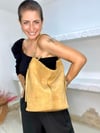 SÜET OMUZ ÇANTASI