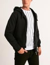 Hipatu 2 İp Şardonlu Fermuarlı Kapşonlu Oversize Sweatshırt Ceket