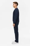Hipatu Süvari Regular Düz Bisiklet Yaka Sweatshirt