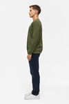 Hipatu Süvari Regular Düz Bisiklet Yaka Sweatshirt