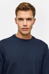 Hipatu Süvari Regular Düz Bisiklet Yaka Sweatshirt