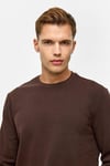 Hipatu Süvari Regular Düz Bisiklet Yaka Sweatshirt