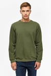 Hipatu Süvari Regular Düz Bisiklet Yaka Sweatshirt